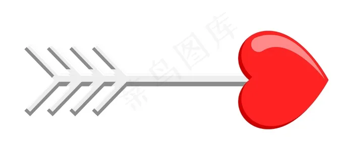 情人节心箭eps,ai矢量模版下载