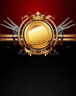 金色欧式花纹底纹图片