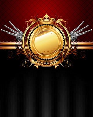 金色欧式花纹底纹图片