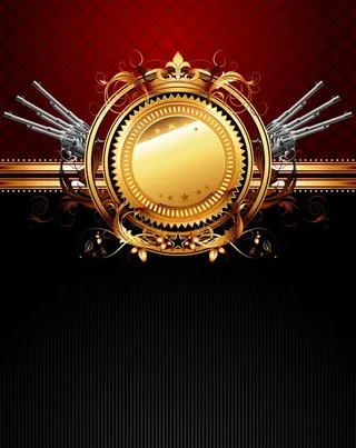 金色欧式花纹底纹图片