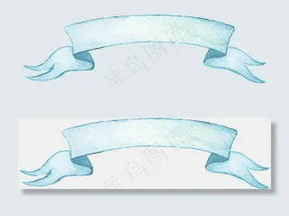 唯美手绘水彩花朵树叶婚礼请柬卡片P...