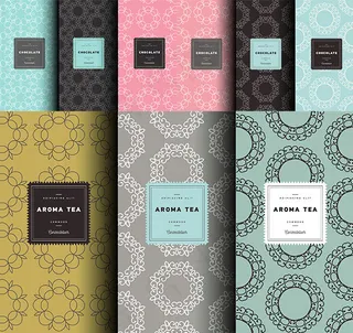 欧式花纹底纹背景矢量素材