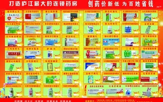 药店 宣传单页 dm图片