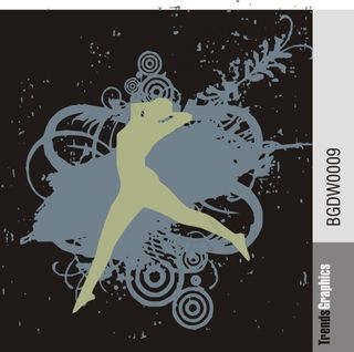 舞动的女人花纹底图