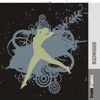 舞动的女人花纹底图