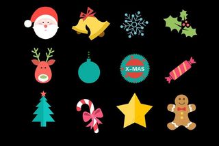 圣诞广告设计素材图片