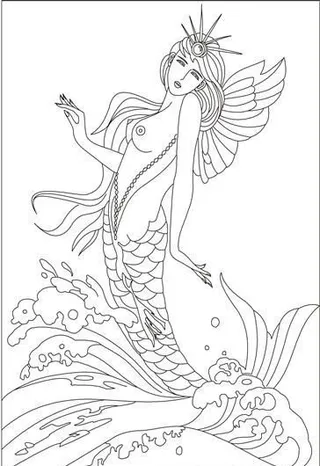 美人鱼矢量素材