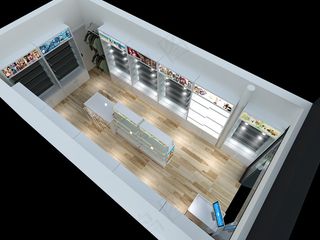 动漫店店面3D设计图图片