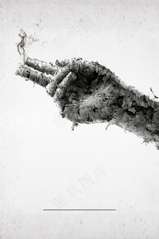 科技感双手广告背景