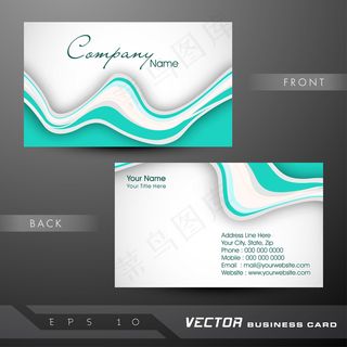 高档大气精致简洁名片设计模板