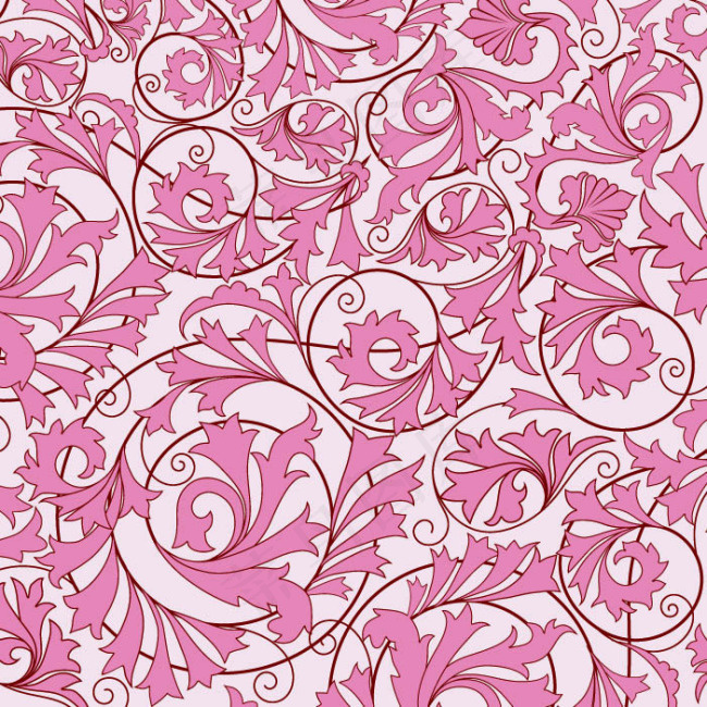 墙纸图案矢量素材