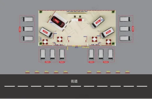 北汽威旺展厅布局图片