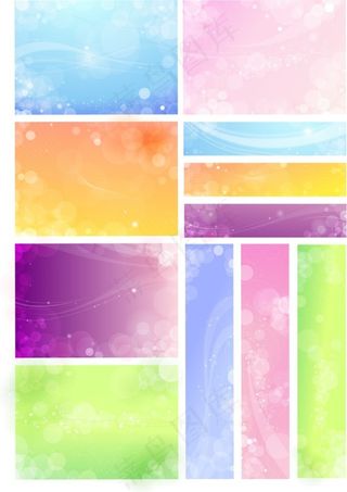 气泡绚丽背景素材