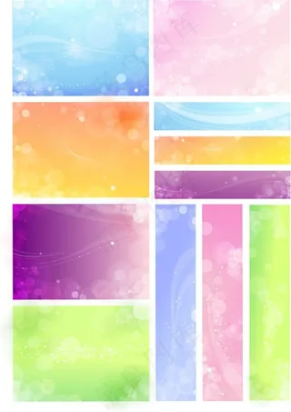 气泡绚丽背景素材