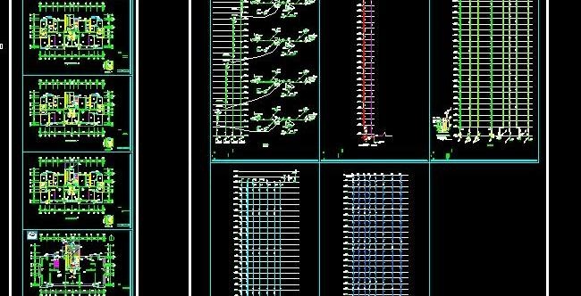 26层居民住宅楼给排水设计图