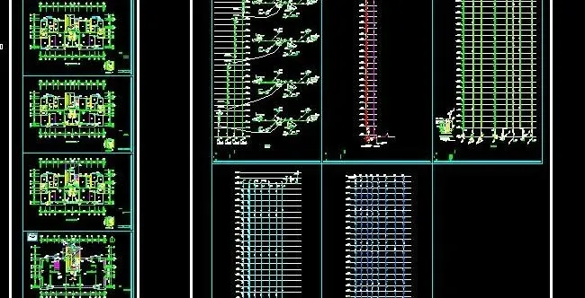 26层居民住宅楼给排水设计图
