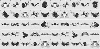 各式翅膀矢量素材