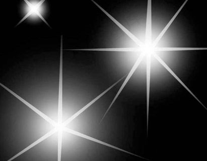 高清晰超美的星光笔刷图片