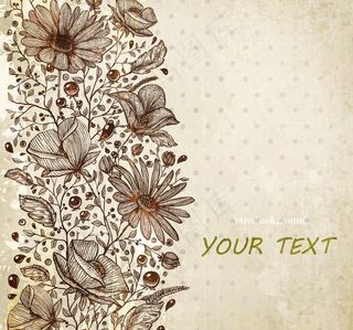 欧式花纹花朵图片