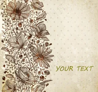 欧式花纹花朵图片