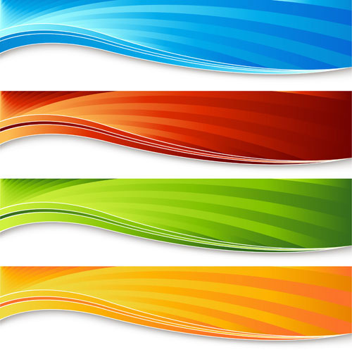 五颜六色的旗帜banner03——...