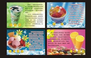 奶茶饮品店展板背景图片