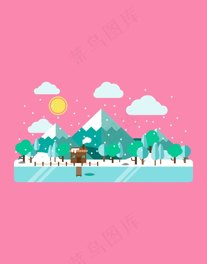 风景插画