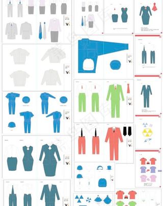 服饰类vi矢量
