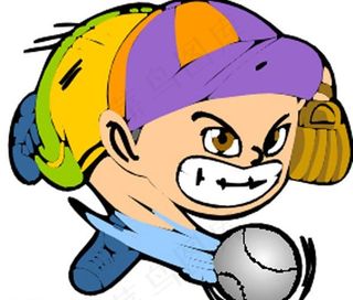 棒球 卡通运动人物图片