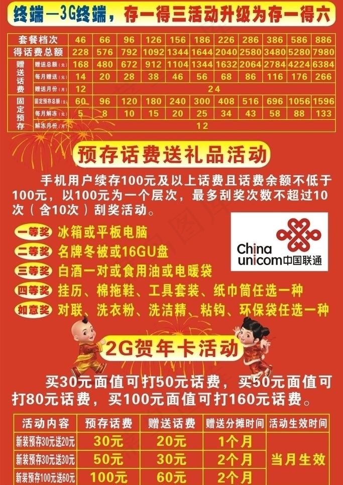 中国联通图片cdr矢量模版下载