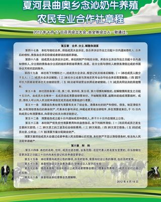 奶牛养殖制度图片