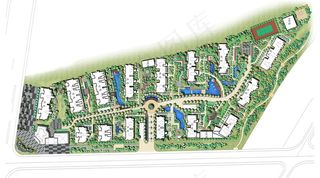 馨河郦舍园林总平面规划图