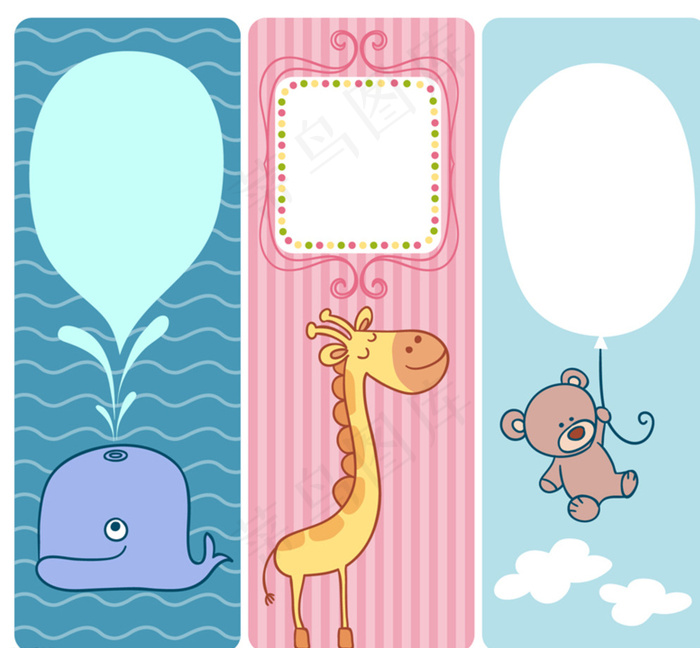 动物banner矢量素材图片