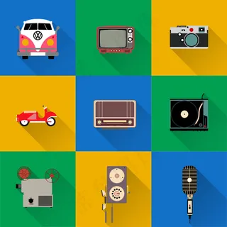 绘制9个icon-扁平化