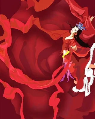 中国传统神话飞行矢量素材