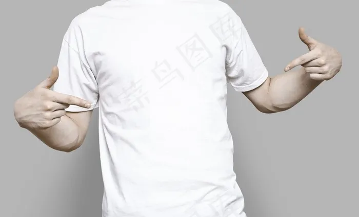 空白体恤图片