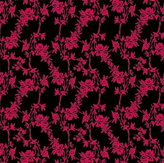 时尚矢量玫瑰花图案