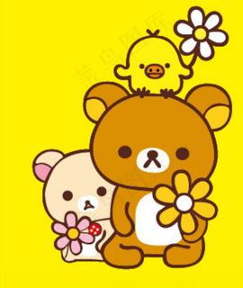 可爱的小熊矢量图