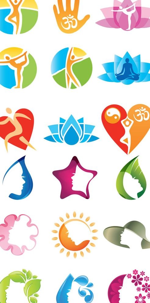 创意人物标识设计矢量图 AIai矢量模版下载