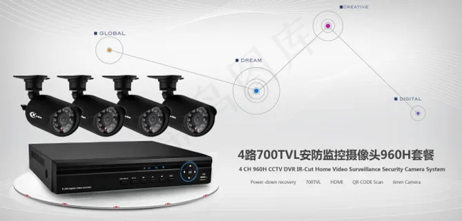 XVIM安防监控960H套包
