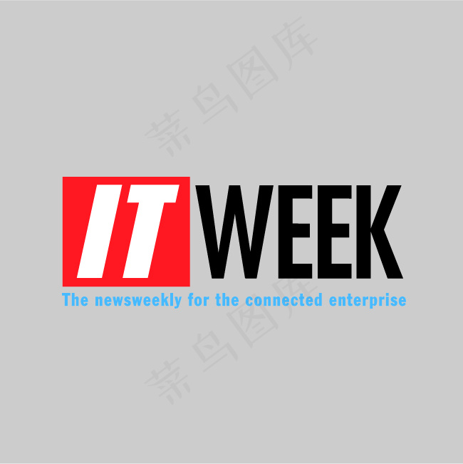 IT WEEK企业LOGOai矢量模版下载