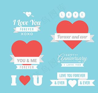创意情人节标签图片