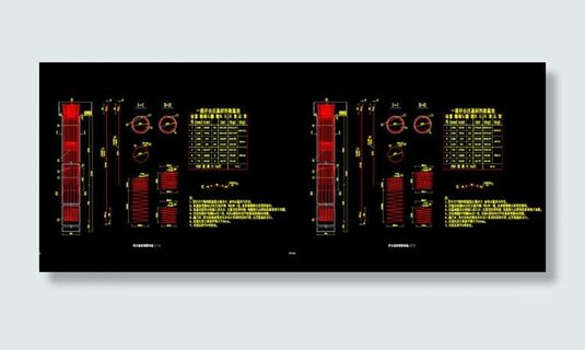桥台基桩钢筋构造cad图纸