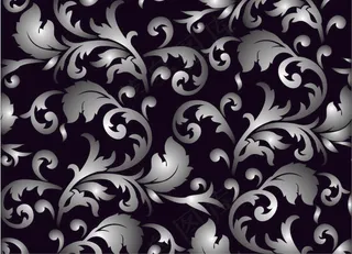 黑色和白色两方的连续图案矢量矢量素...