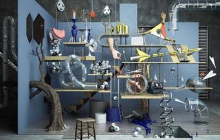 科学怪人实验室图片