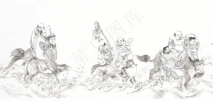十八罗汉图片