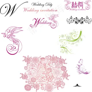 婚庆花纹