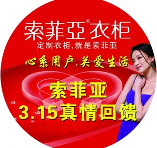 索菲亚衣柜地贴图片