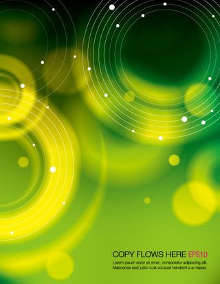 绿色春天环保背景