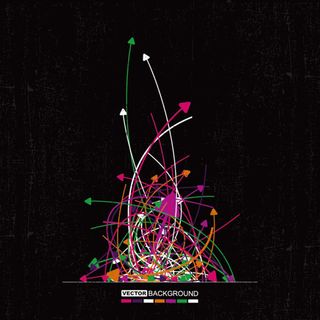 色彩趋势箭头16矢量素材